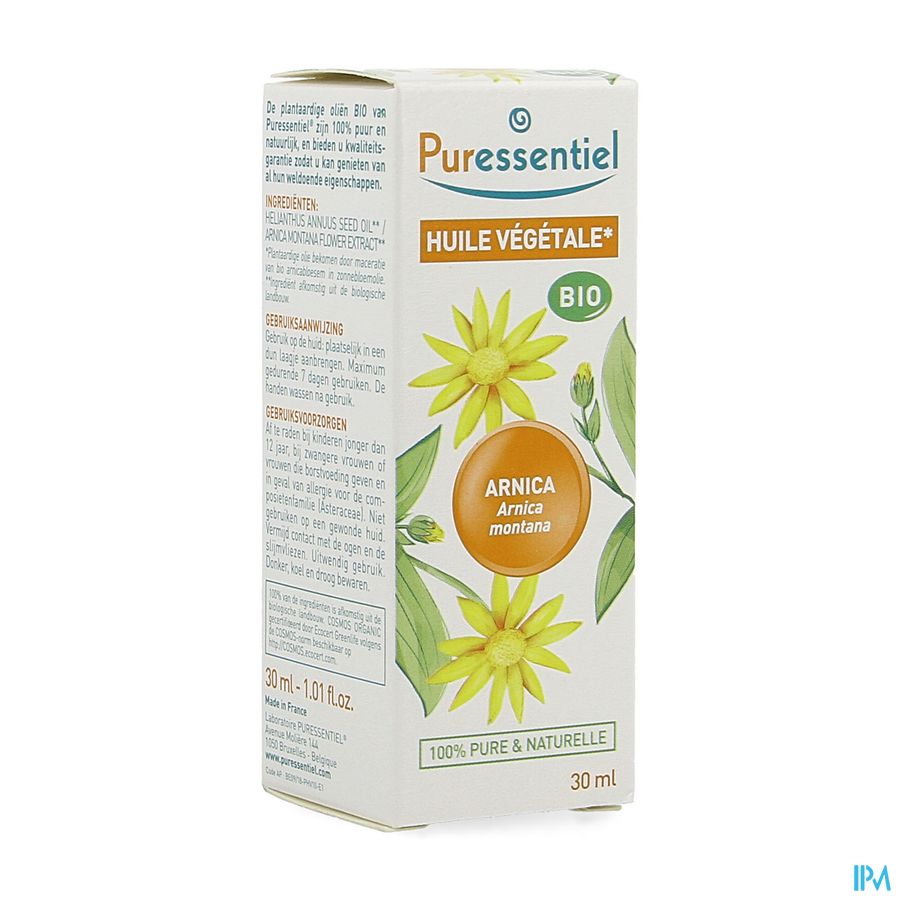 Puressentiel Huile Vegetale Bio Arnica 30ml Puressentiel Huile Vegetale Bio Arnica 30ml