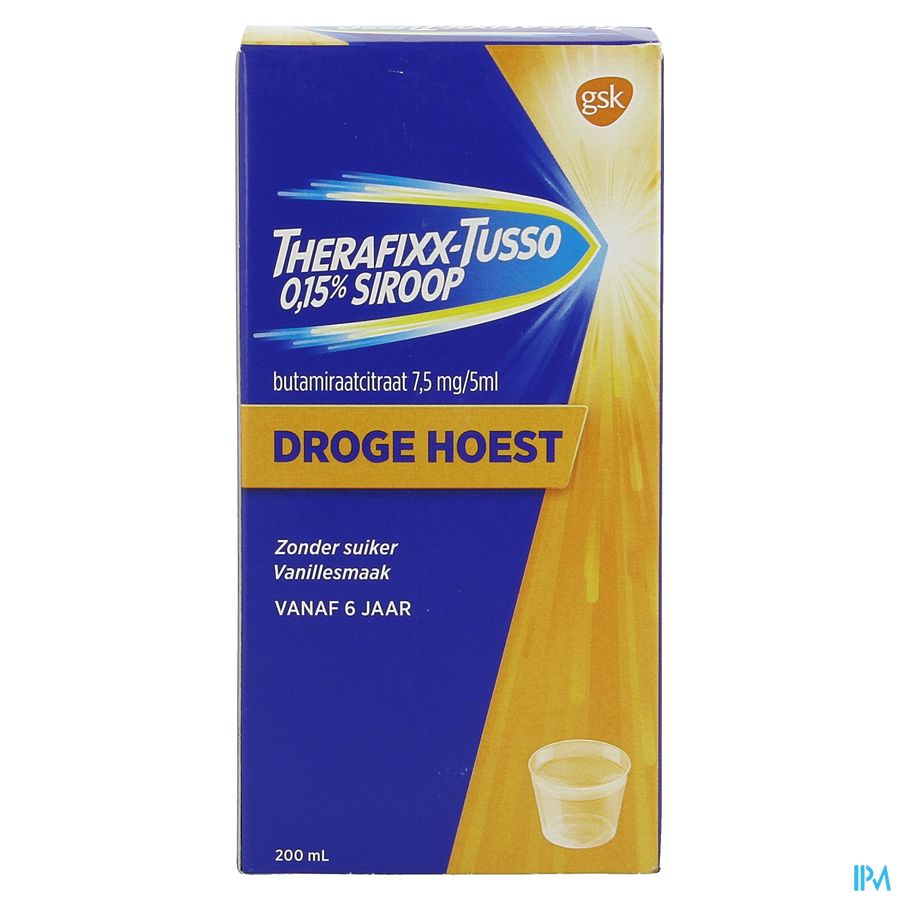 Therafixx-tusso 0,15% Siroop 200ml 1