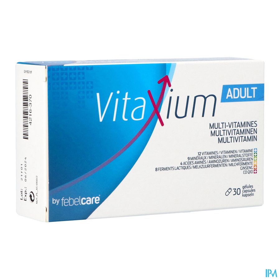 Vitaxium Adult Multi Vitaminen Caps 30 Vitaxium Adult Multi Vitaminen Caps 30