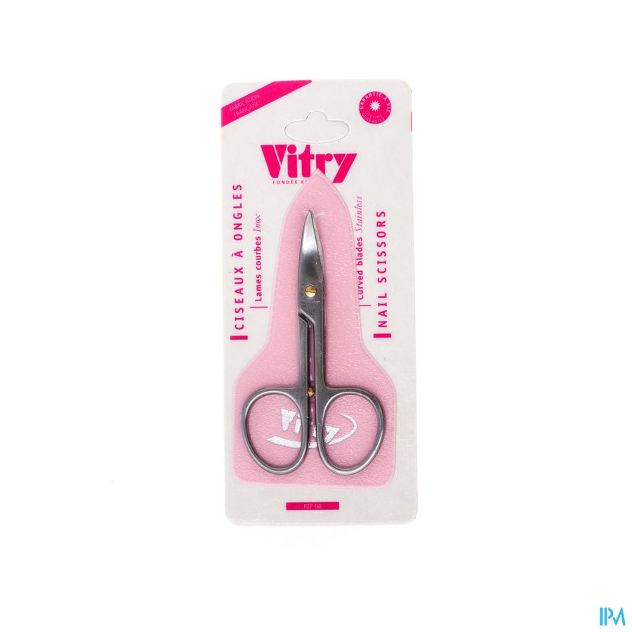 Ciseaux Ongles Courbes Inox Brillants 2
