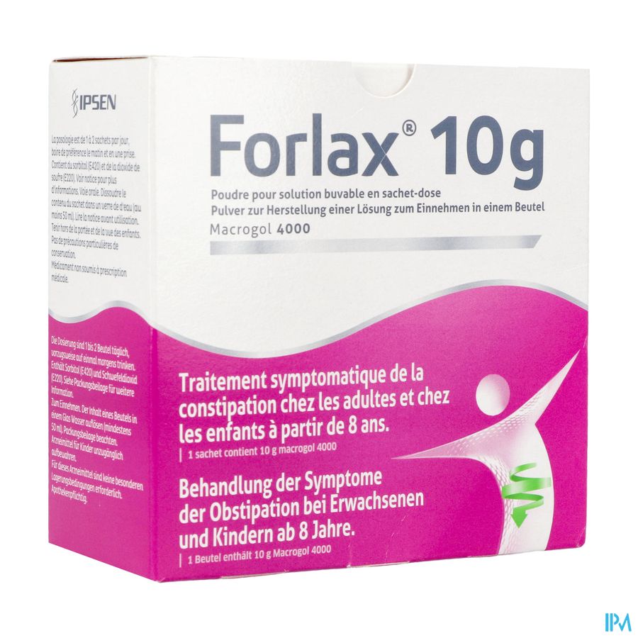 Forlax 10g Sachets - Zakjes 20 Forlax 10g Sachets - Zakjes 20