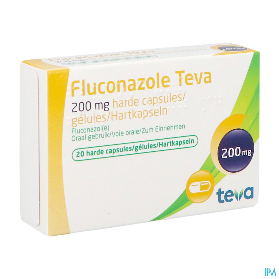Fluconazole Teva Caps 20 X 200mg Fluconazole Teva Caps 20 X 200mg