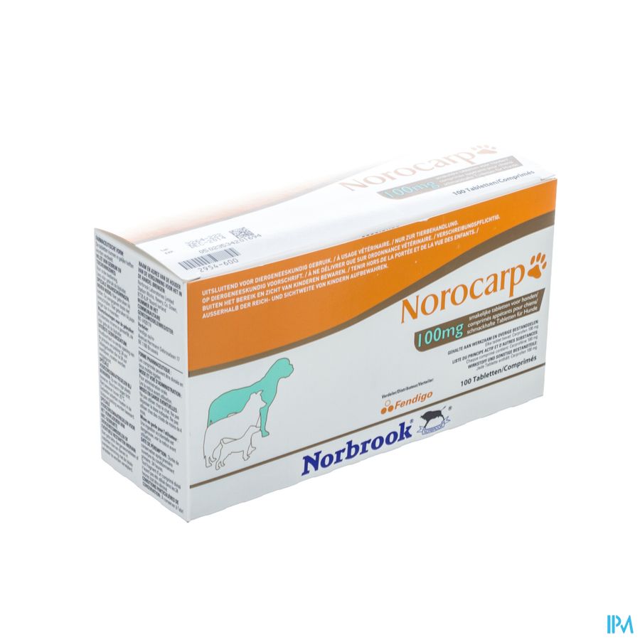 Norocarp Hond Smakelijk Tabl 100x100mg Norocarp Hond Smakelijk Tabl 100x100mg