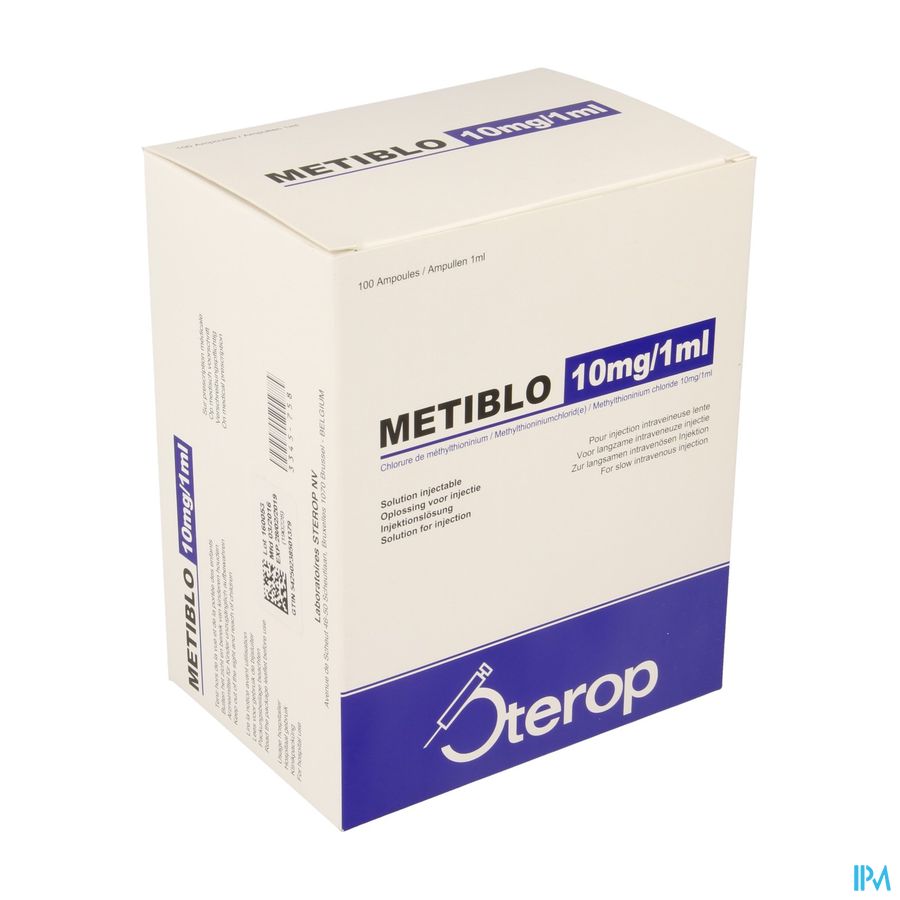 Metiblo 10 mg/1 ml inj. opl. i.v. amp. 100 x 1 ml Metiblo 10 mg/1 ml inj. opl. i.v. amp. 100 x 1 ml