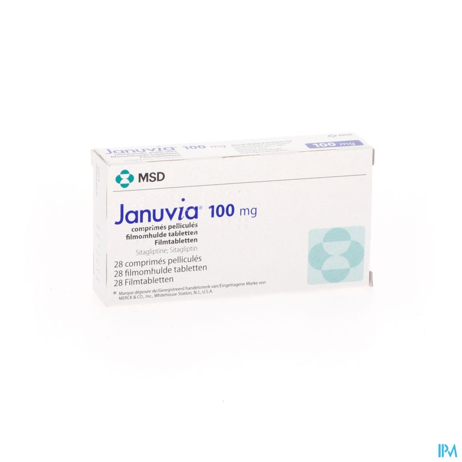 Januvia 100mg Comp Pell 28 X 100mg Januvia 100mg Comp Pell 28 X 100mg