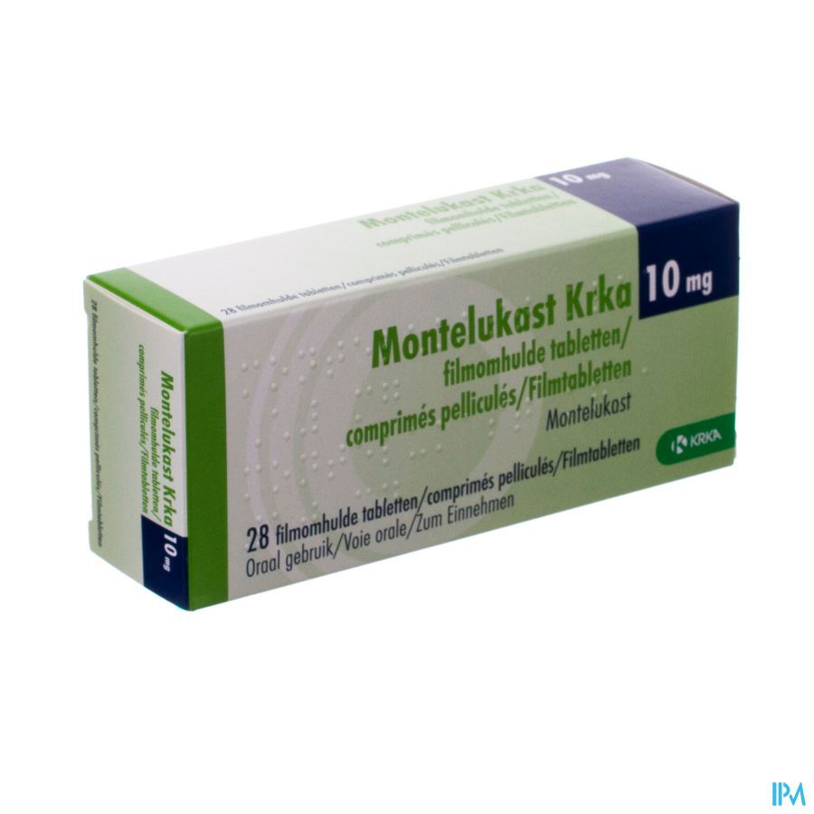 Montelukast Krka 10mg Filmomh Comp 28 X 10mg Montelukast Krka 10mg Filmomh Comp 28 X 10mg