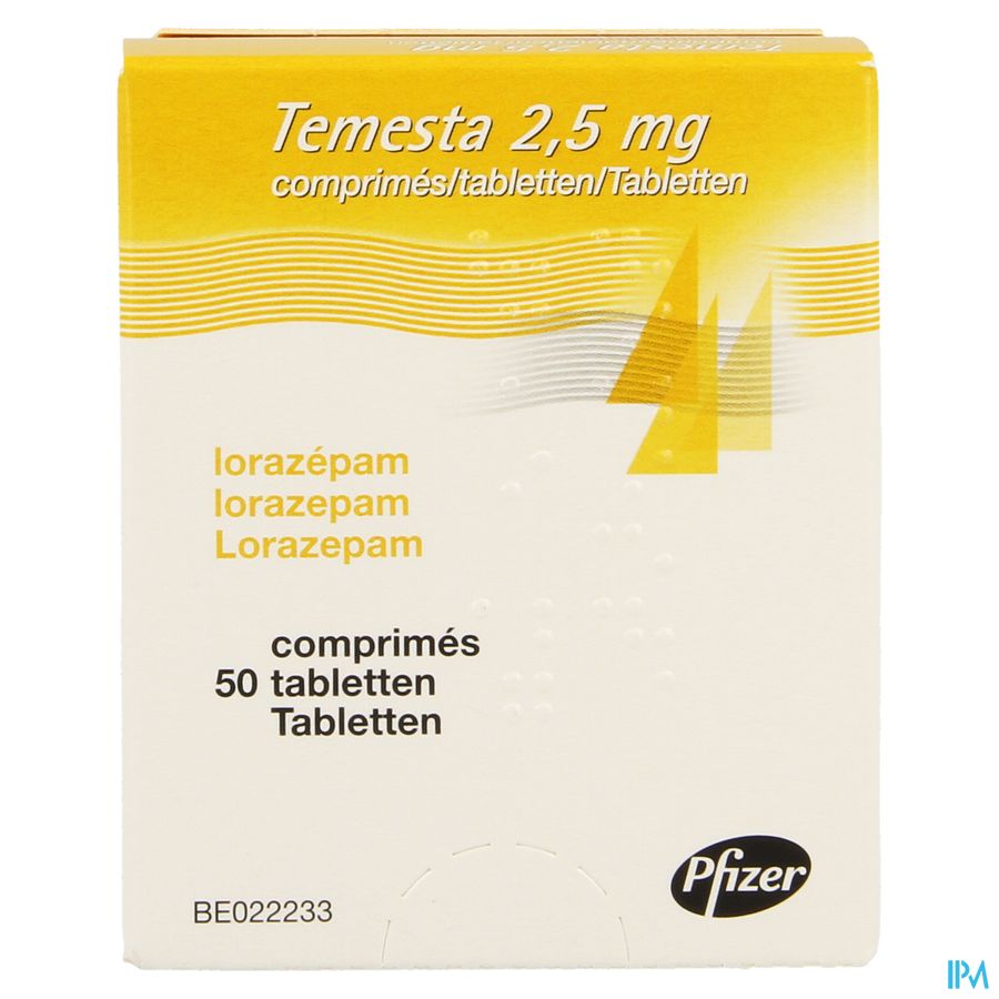 Temesta Comp 50 X 2,5mg 2