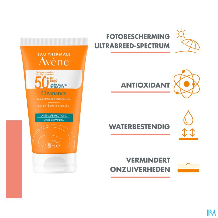 Avene Zon Spf50+ Cleanance 50ml 8