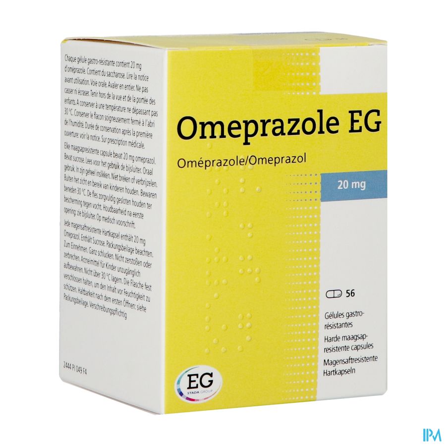 Omeprazole Eg 20mg Orifarm Maagsapresist Caps 56 Omeprazole Eg 20mg Orifarm Maagsapresist Caps 56