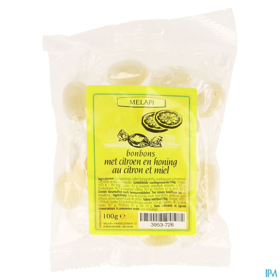 Melapi Bonbons Citron Miel 100g Revogan 1