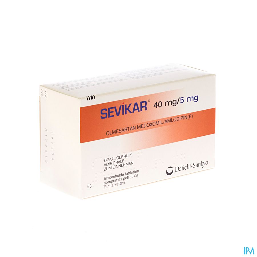Sevikar 40mg/5mg Comp Pell 98