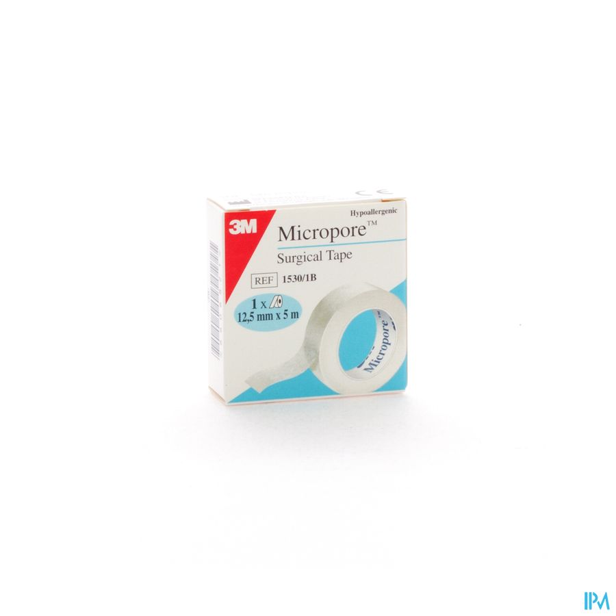 Micropore 3m Tape 12,5mmx5m Rol 1 1530p-0s