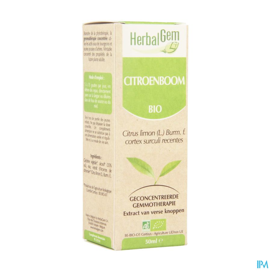 Herbalgem Citroenboom Maceraat 50ml
