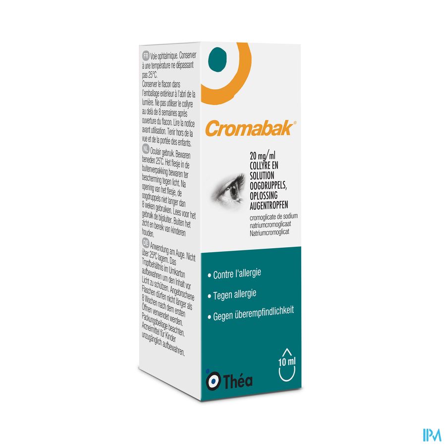 Cromabak Collyre 2% 10ml Cromabak Collyre 2% 10ml