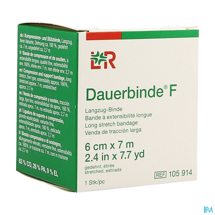 Dauerbinde F 6cm X 7m 1 105914 Dauerbinde F 6cm X 7m 1 105914