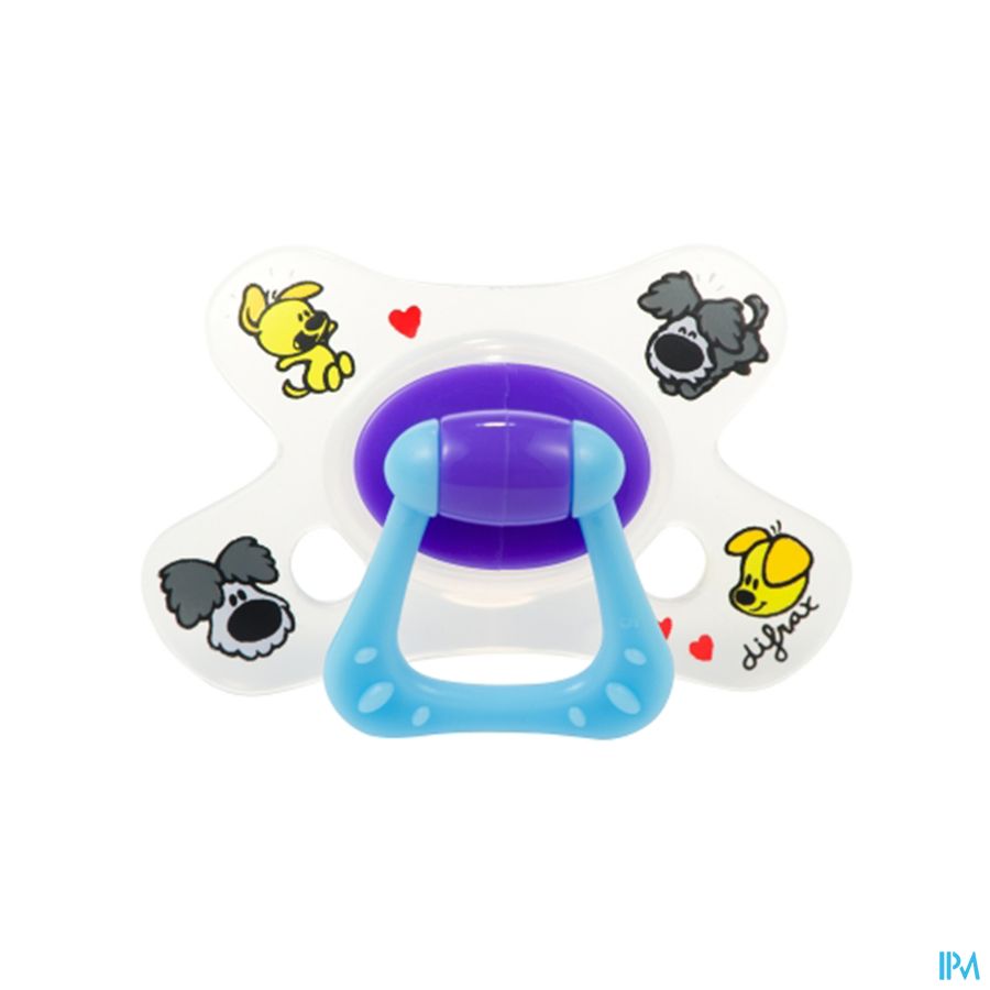 Difrax Fopspeen Natural Woezel&pip 18m+ Difrax Fopspeen Natural Woezel&pip 18m+