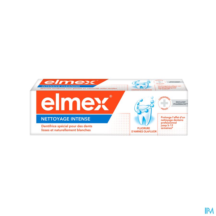 DENTIFRICE ELMEX® NETTOYAGE INTENSE TUBE 50ML