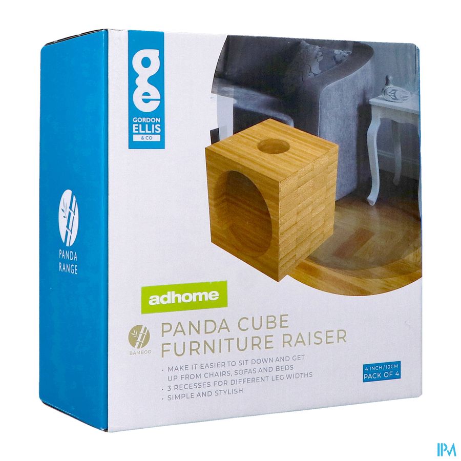 Rehausseurs Fauteuil Bambou 4x10cm Rehausseurs Fauteuil Bambou 4x10cm