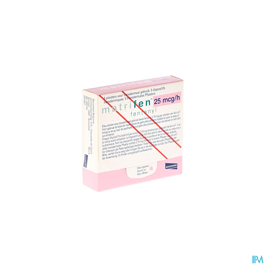 Matrifen 25 Ug/h Pleist Transderm 5 Matrifen 25 Ug/h Pleist Transderm 5