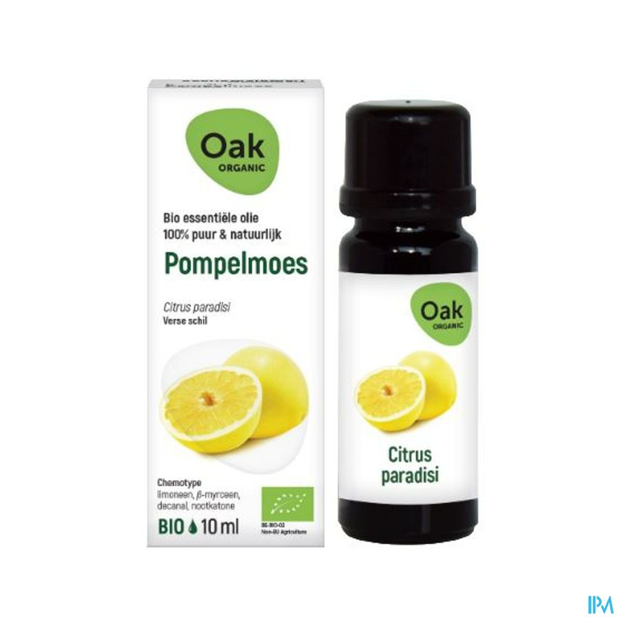 Oak Ess Olie Pompelmoes 10ml Bio Oak Ess Olie Pompelmoes 10ml Bio