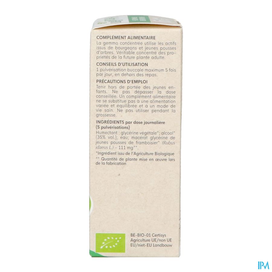 Herbalgem Frambozenstruik Bio Spray 15ml 1