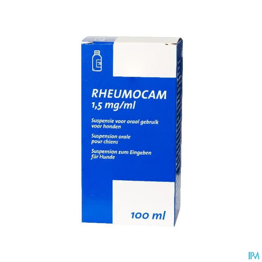 Rheumocam 1,5mg/ml Orale Susp Hond 100ml Rheumocam 1,5mg/ml Orale Susp Hond 100ml
