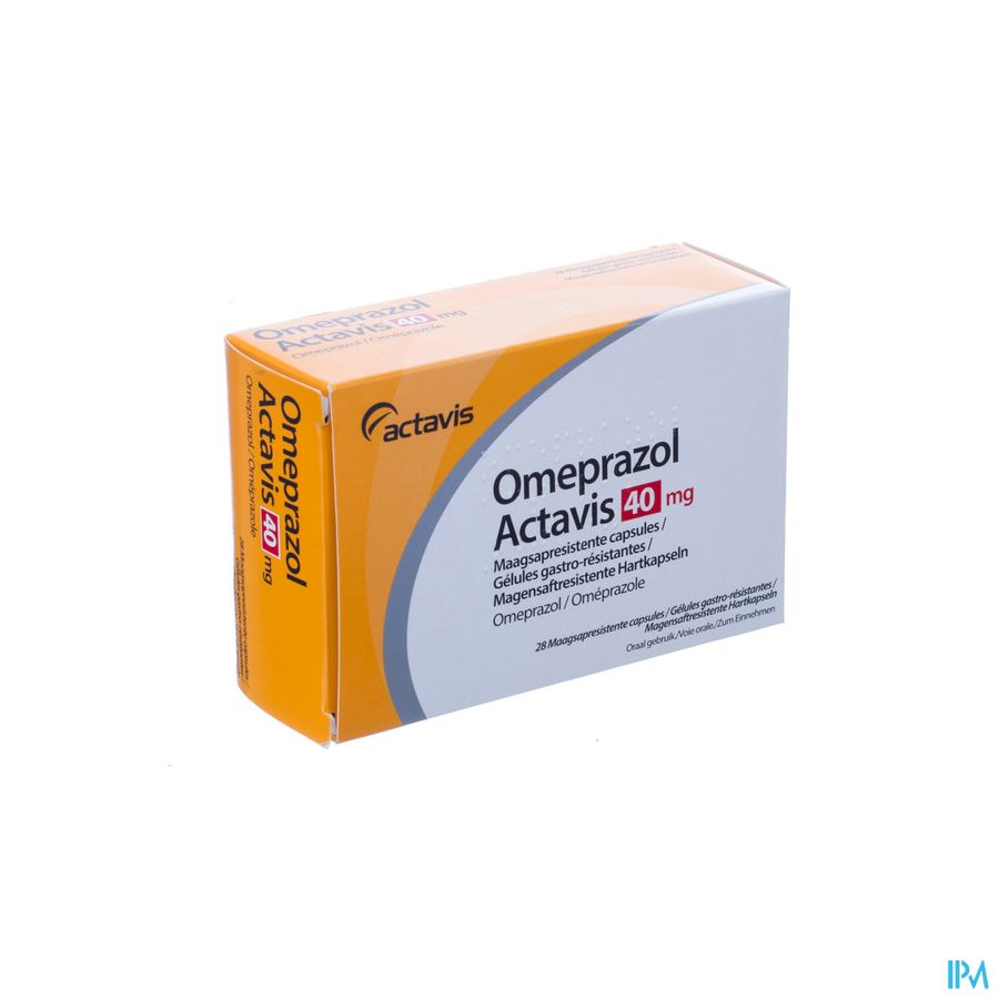 Omeprazol Ab 40mg Maagsapresist. Caps 28 Blister Omeprazol Ab 40mg Maagsapresist. Caps 28 Blister