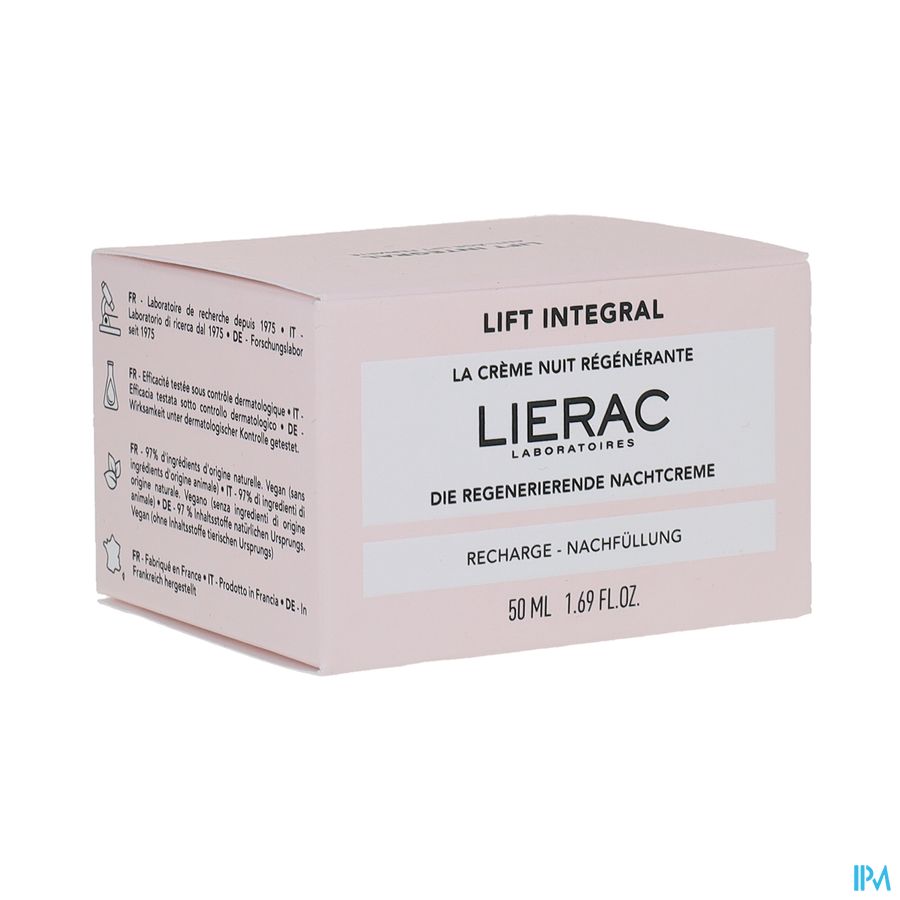 Lierac Lift Integral Nachtcreme Navulling 50ml Lierac Lift Integral Nachtcreme Navulling 50ml