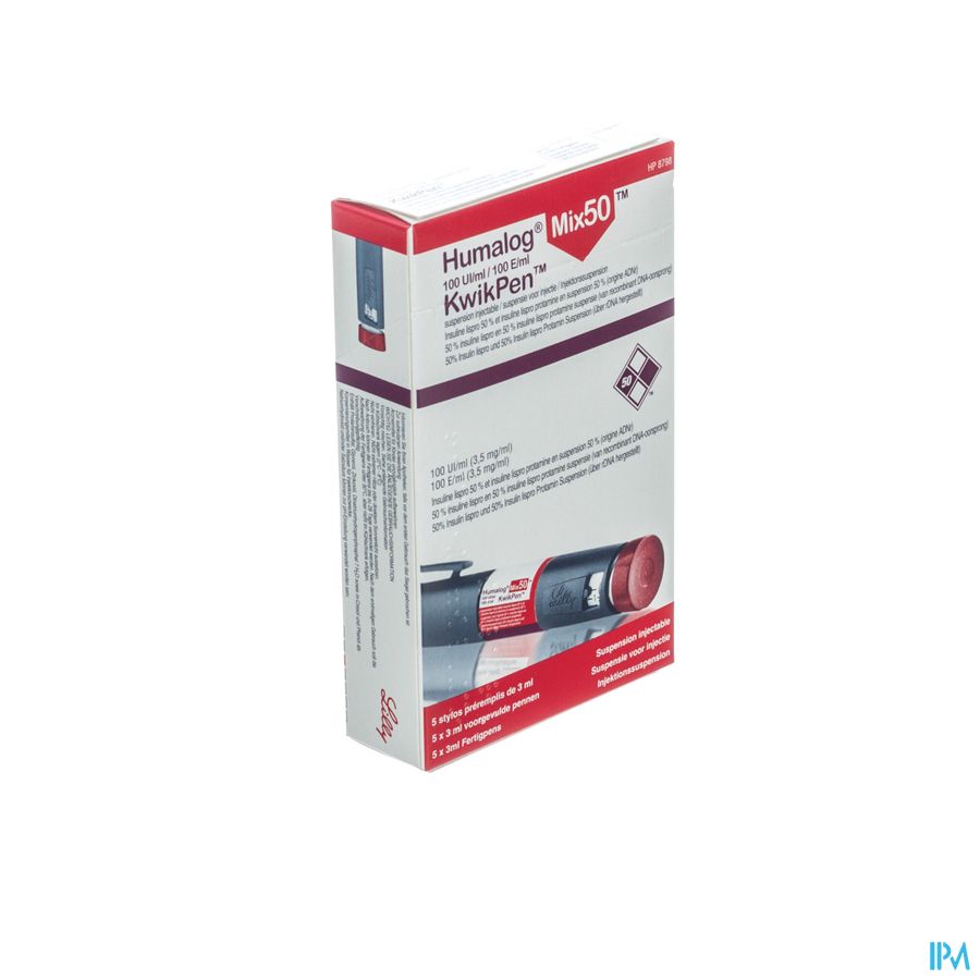 Humalog Mix 50 100u/ml Kwikpen Humalog Mix 50 100u/ml Kwikpen
