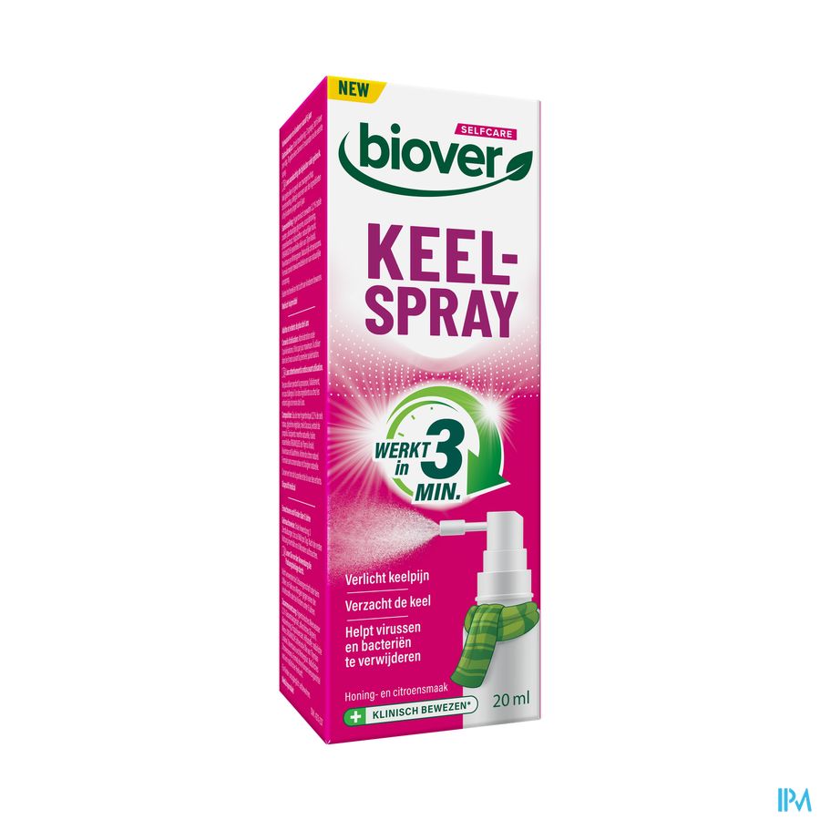 Biover Selfcare Keelspray 3min 20ml Biover Selfcare Keelspray 3min 20ml