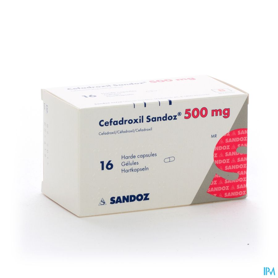 Cefadroxil 500mg Sandoz Caps 16x500mg 1