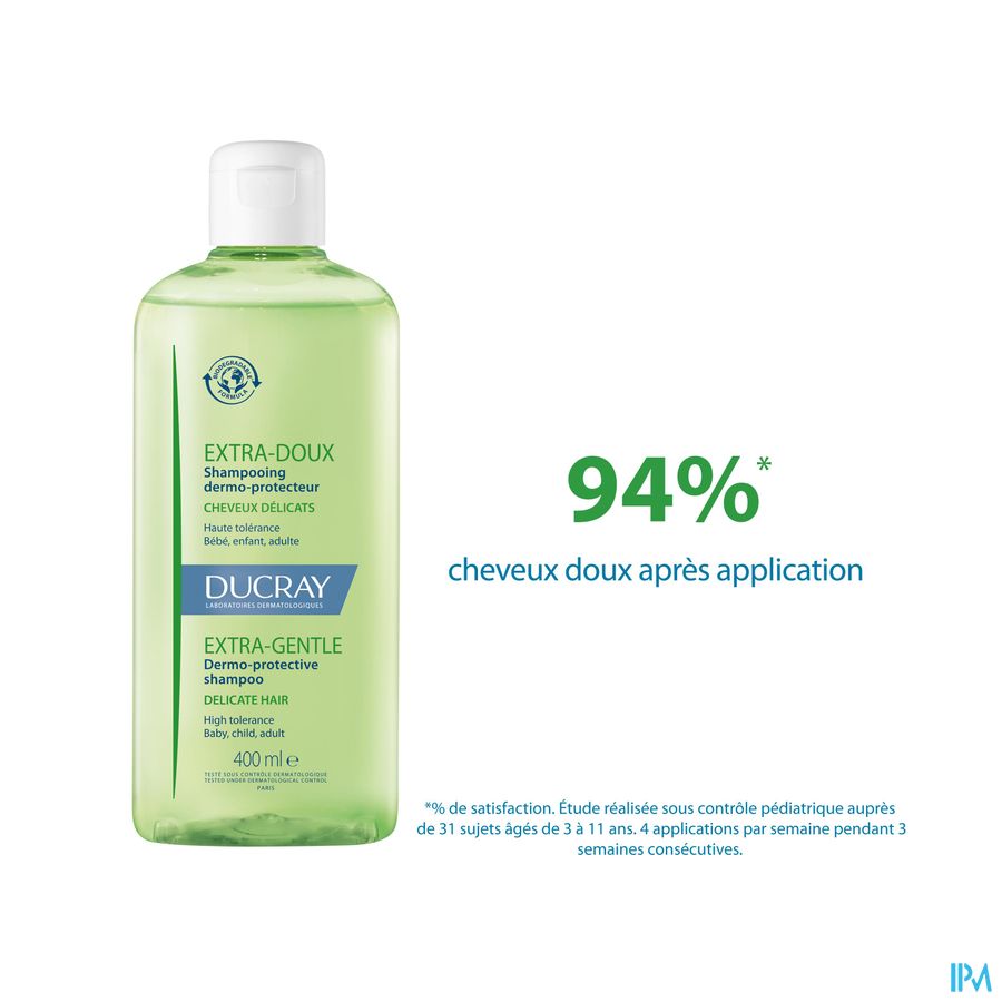 Ducray Extra-doux Huidbescherm. Shampoo 100ml Nf 8
