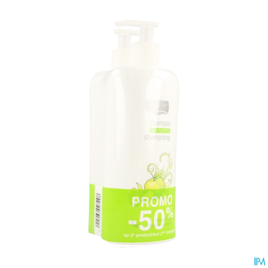 Bodysol Shampoo Normaal Haar Appel 400ml 2e -50%