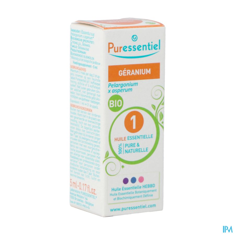 Puressentiel He Geranium Bio Expert 5ml Puressentiel He Geranium Bio Expert 5ml