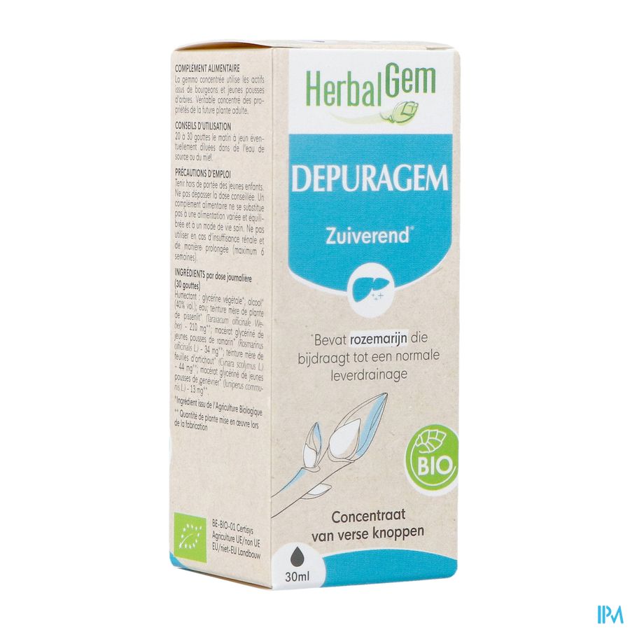 Herbalgem Depuragem Bio 30ml Herbalgem Depuragem Bio 30ml