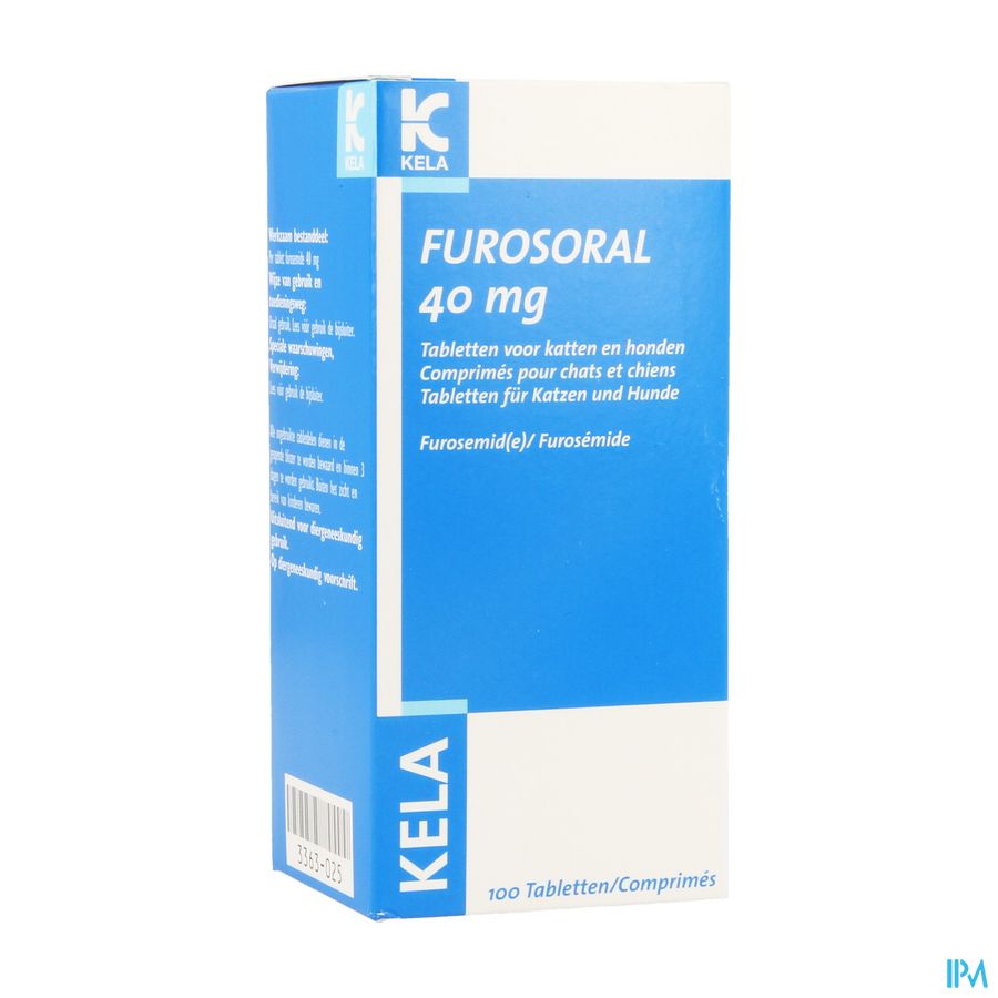 Furosoral 40mg Kat Hond Comp 100 Furosoral 40mg Kat Hond Comp 100