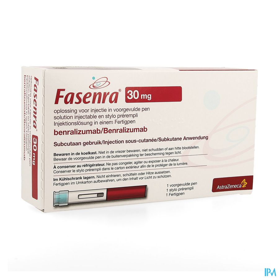 Fasenra 30mg Opl Inj Voorgev.pen Auto Injector 1 Fasenra 30mg Opl Inj Voorgev.pen Auto Injector 1