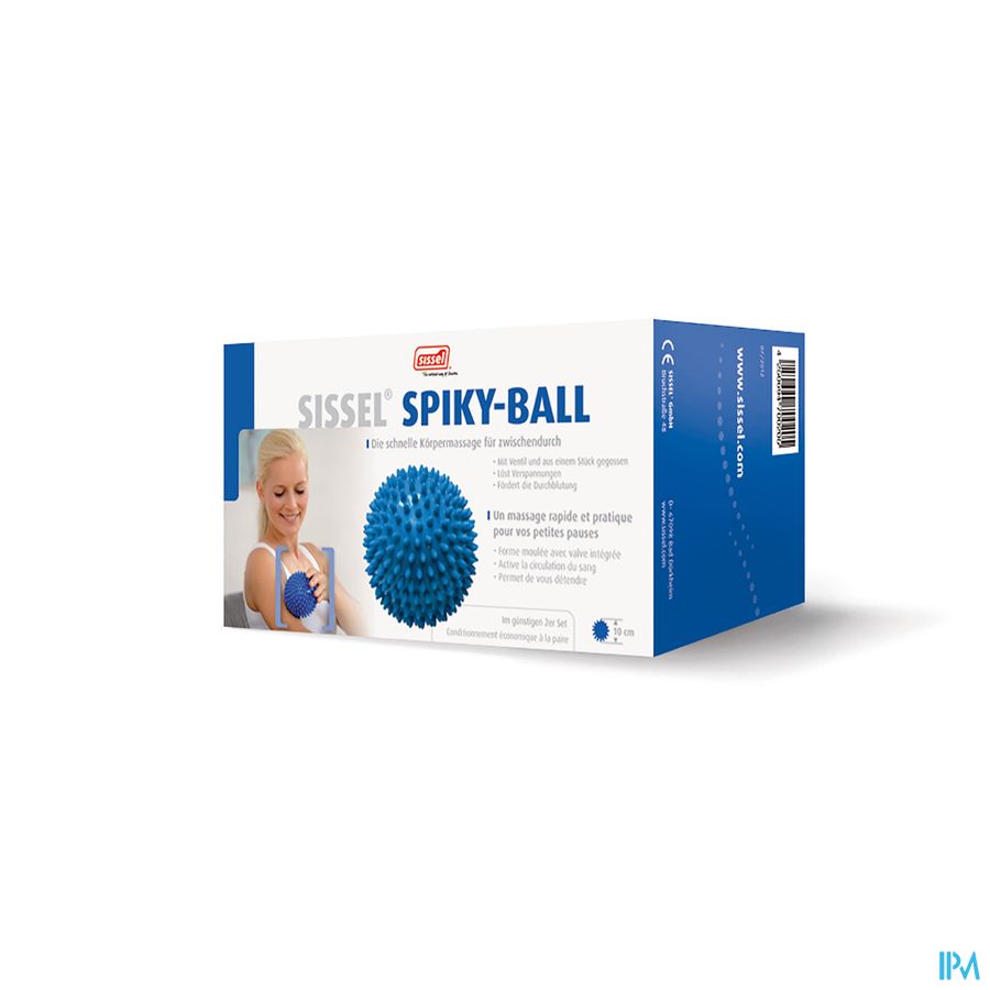 Sissel Spiky Ball 10cm Blauw 2 Sissel Spiky Ball 10cm Blauw 2