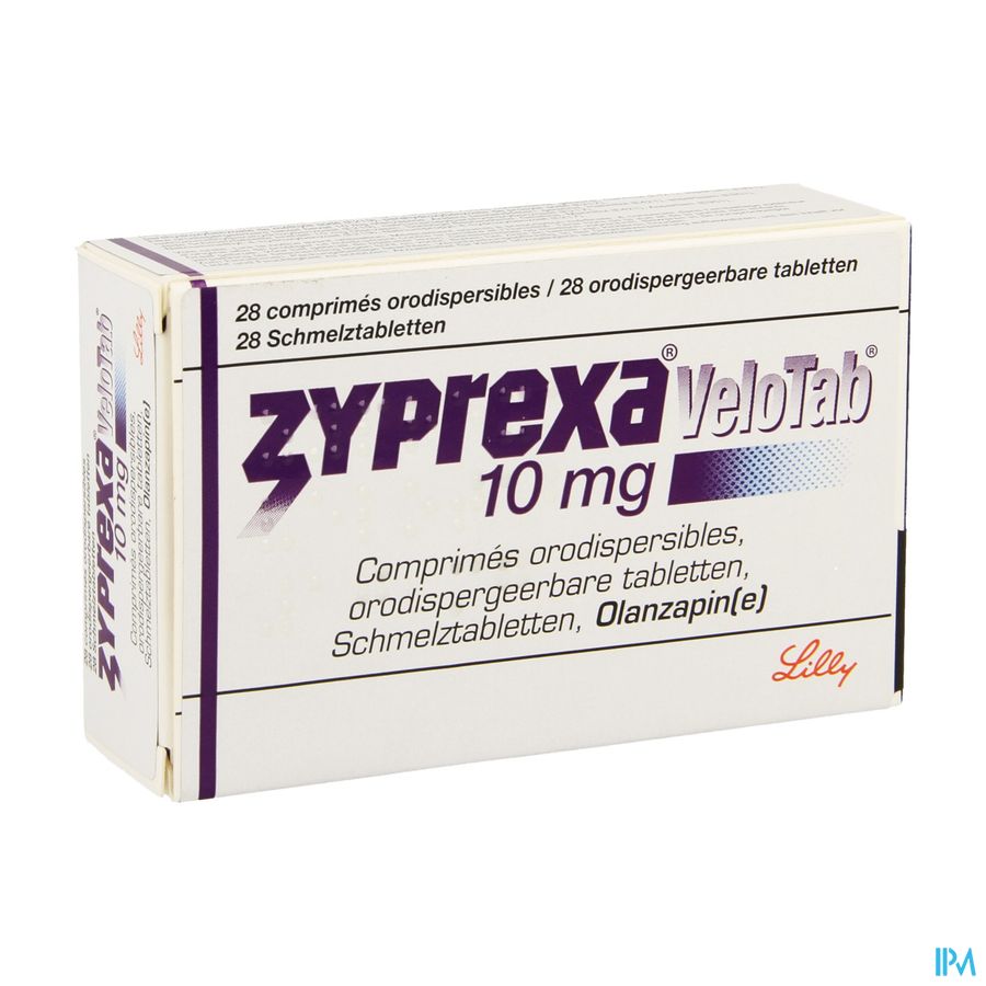 Zyprexa Velotab 10mg Pi Pharma Comp Orodisp.28 Pip Zyprexa Velotab 10mg Pi Pharma Comp Orodisp.28 Pip