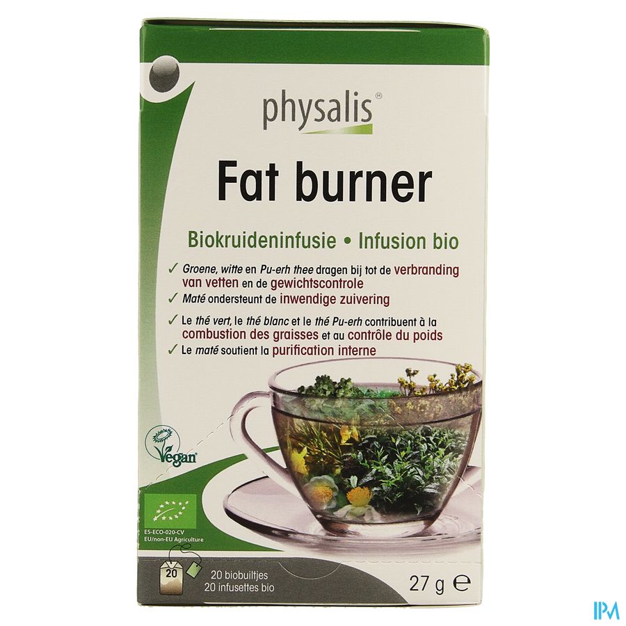 Physalis Fat Burner Infusion Bio Sach 20x1,5g 2