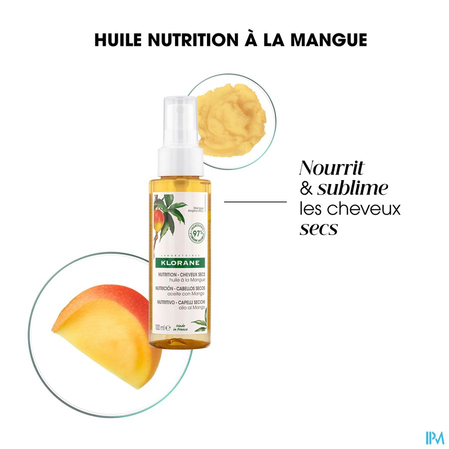 Klorane Capil. Olie Mango 100ml 11