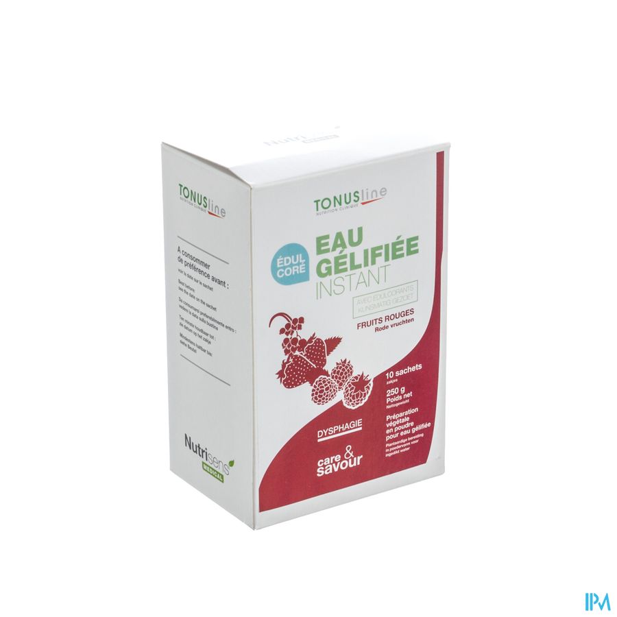 Eau Gelifiee Instant Edulcore Fruit Rouges 10x25g Eau Gelifiee Instant Edulcore Fruit Rouges 10x25g
