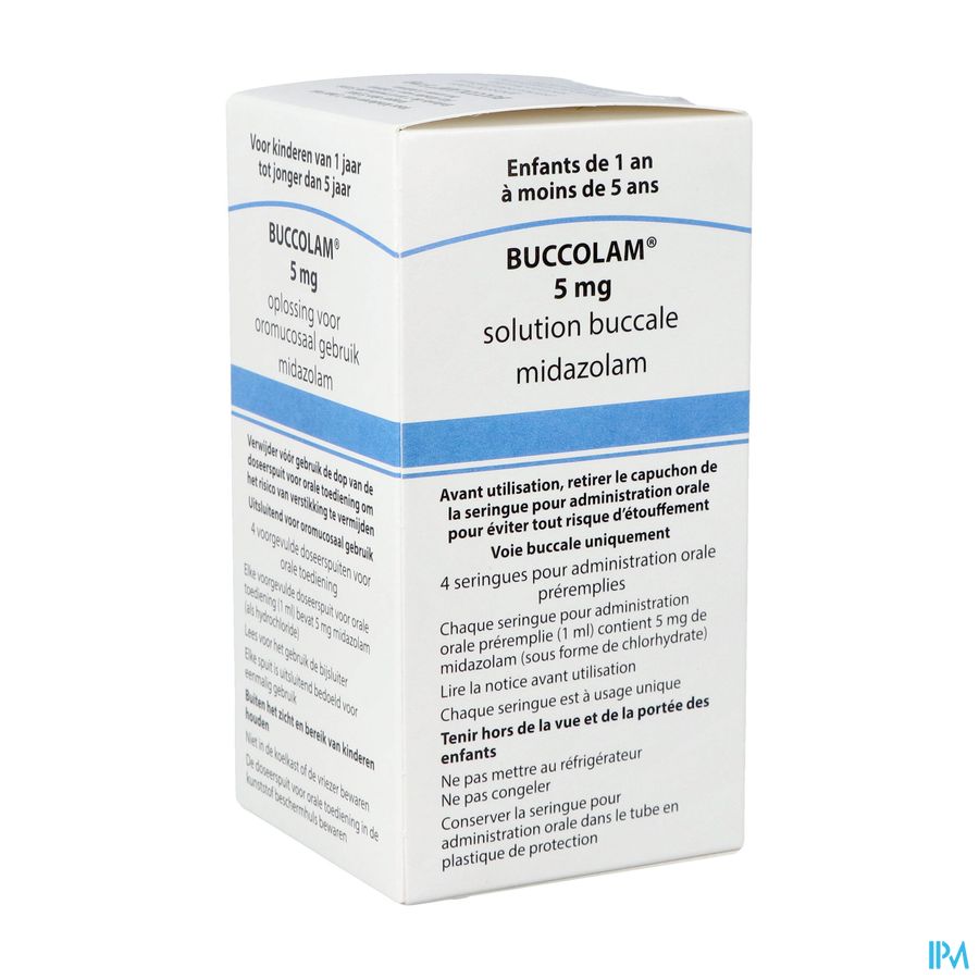 Buccolam 5,0mg Sol Bucc 4 Ser Dos Prerempl 1,0ml Buccolam 5,0mg Sol Bucc 4 Ser Dos Prerempl 1,0ml