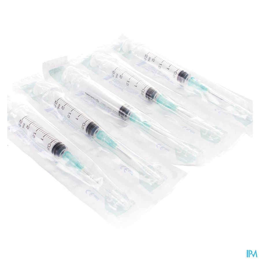 Terumo Spuit 2,5ml Met Naald 21g 1 1/2 5