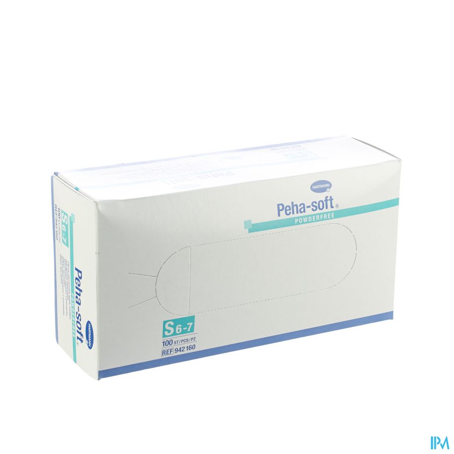 Peha Soft Handschoen Nitrile Fino S 100 9421961 Peha Soft Handschoen Nitrile Fino S 100 9421961