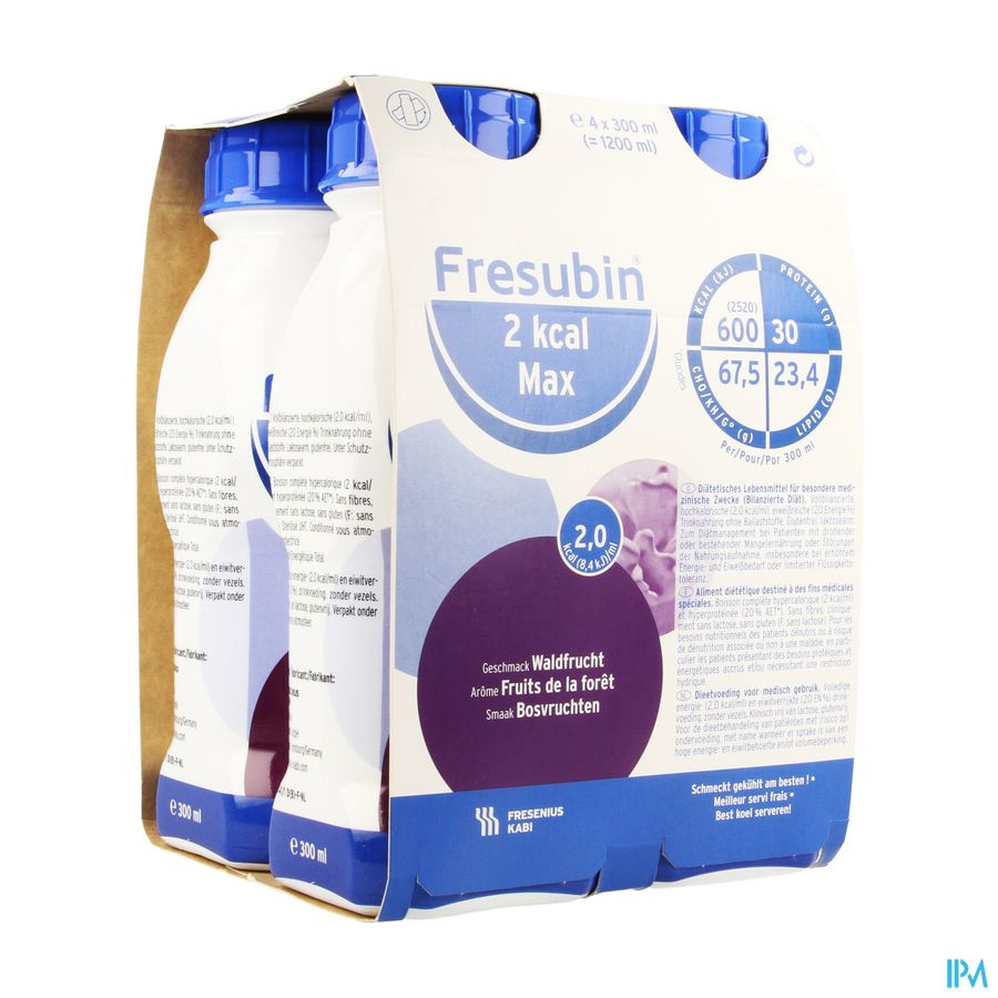Fresubin 2 Kcal Max 300ml Fruits De La Fôret/bosvruchten
