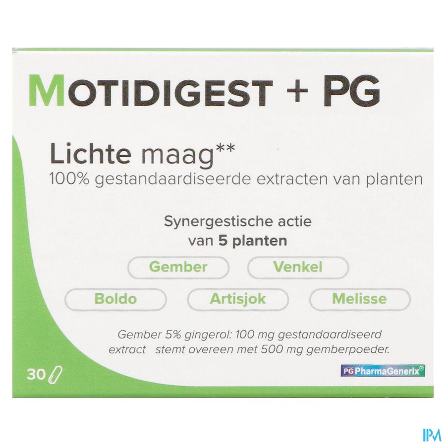 Motidigest+ Pharmagenerix Caps 30 1