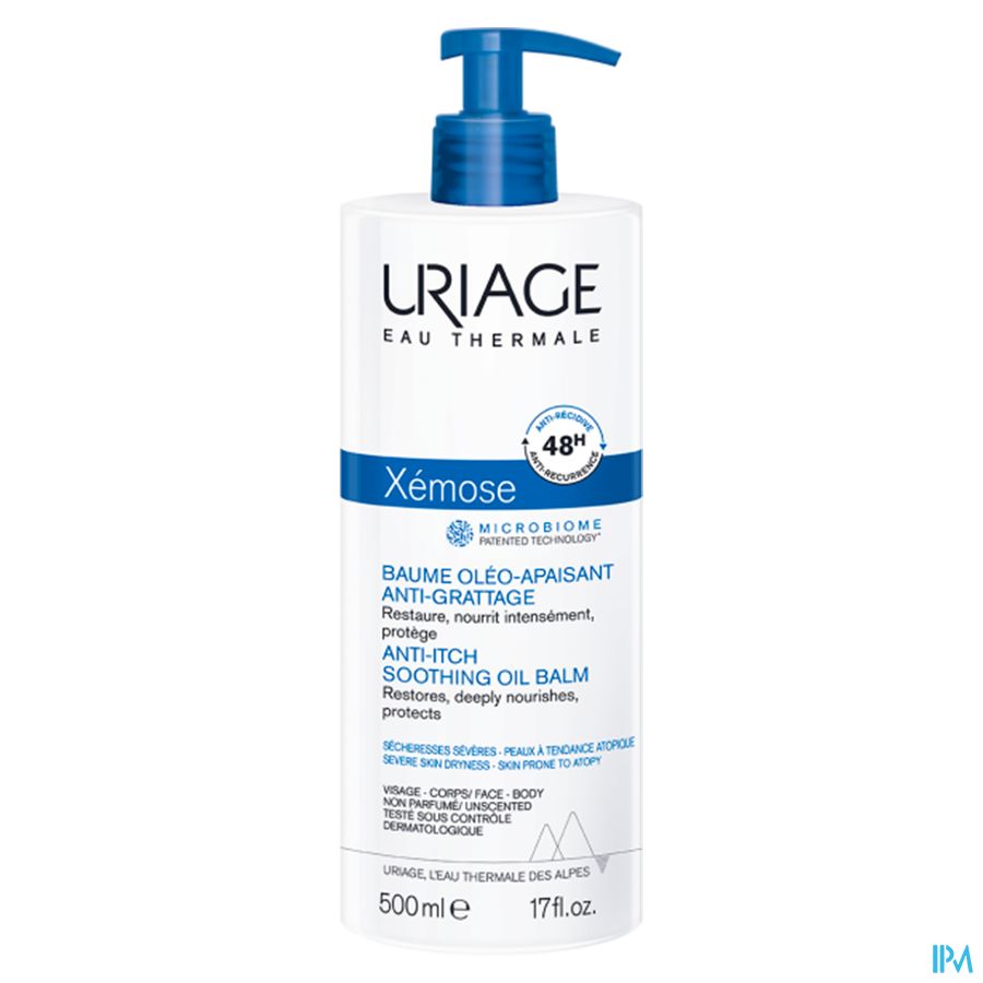 Uriage Xemose Balsem Oleo Verzacht.a/krabben 500ml 2