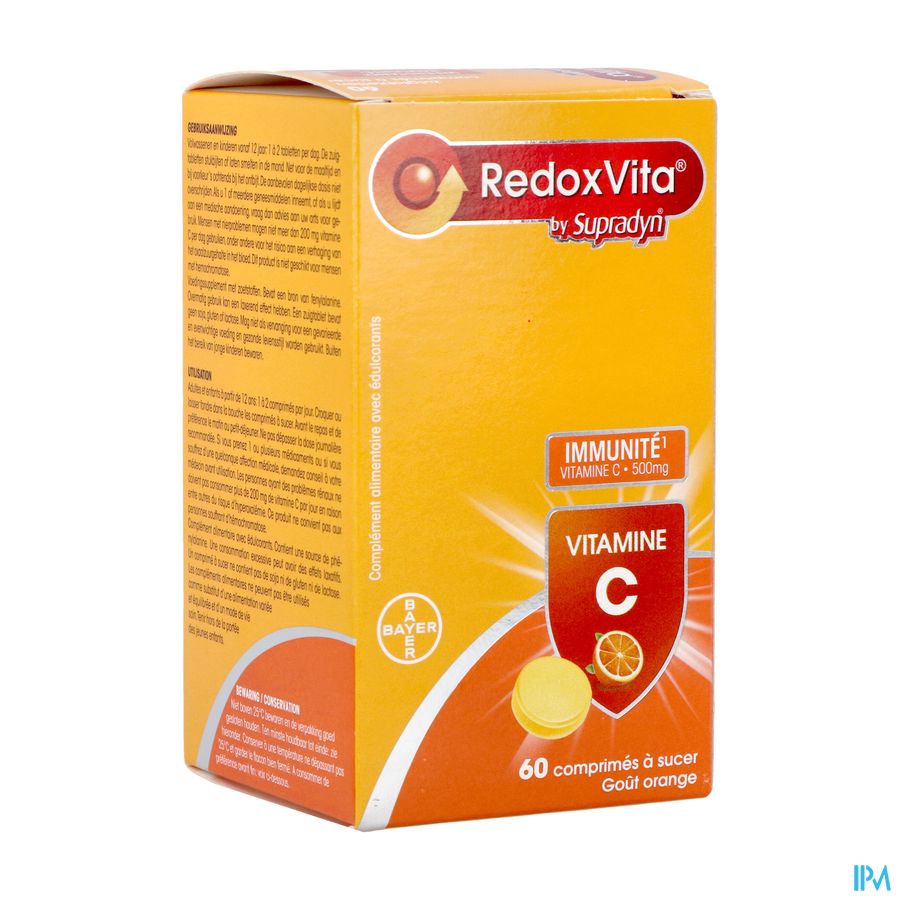 Redoxvita 500mg Orange Comp A Sucer 60 Redoxvita 500mg Orange Comp A Sucer 60