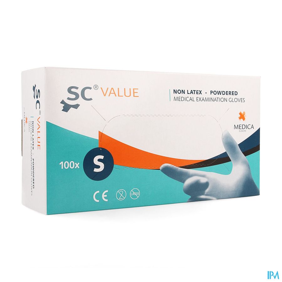 Sensicare Onderzoekhandsch. Stretchvinyl S 100 Sensicare Onderzoekhandsch. Stretchvinyl S 100